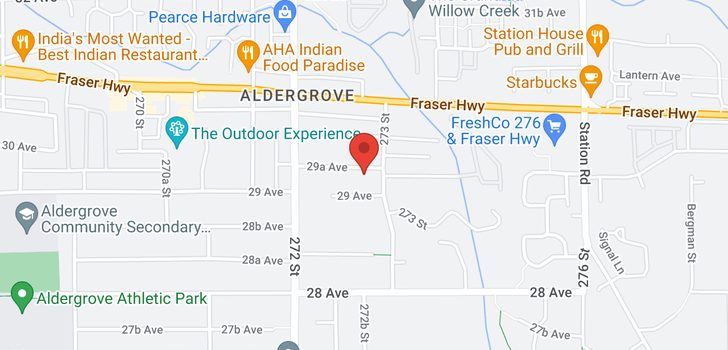 map of 27292 29A AVENUE